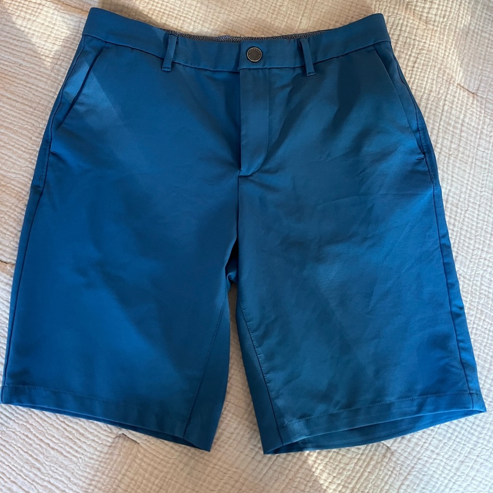Bonobos Classic Blue Flat Front Shorts